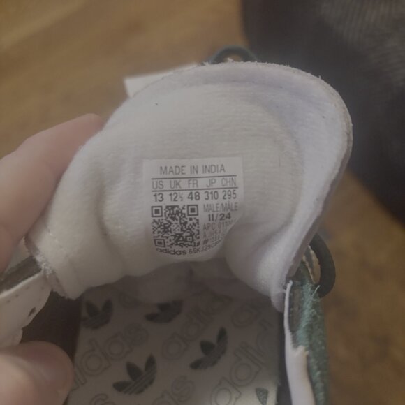 Adidas Handball Spezial Green White Gum Sneakers Men’s 13 JH5438 NWT - Picture 6 of 8